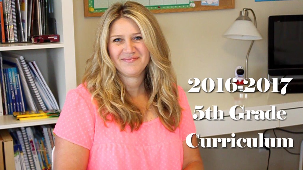 2016-2017 5th Grade Homeschool Curriculum