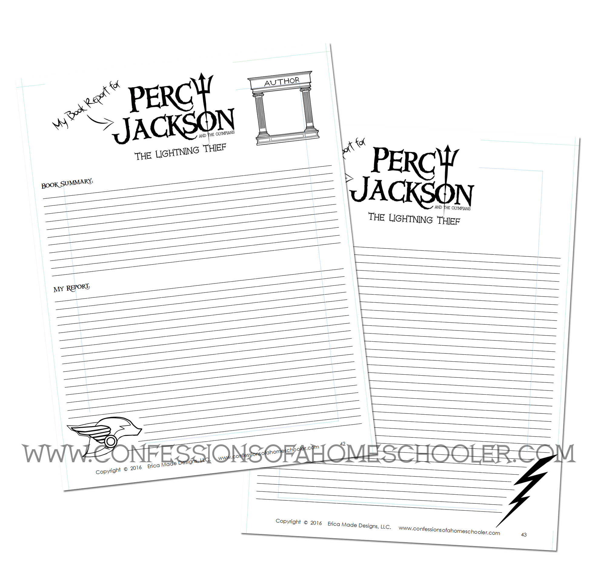 Percy Jackson and the Lightning Thief Book - Book Units Teacher