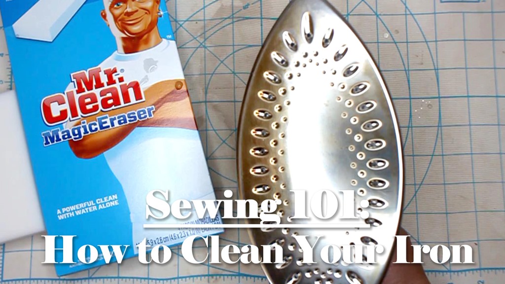 Sewing 101: How to Clean Your Iron