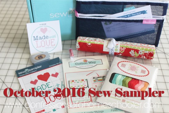 October 2016 Sew Sampler Box Review