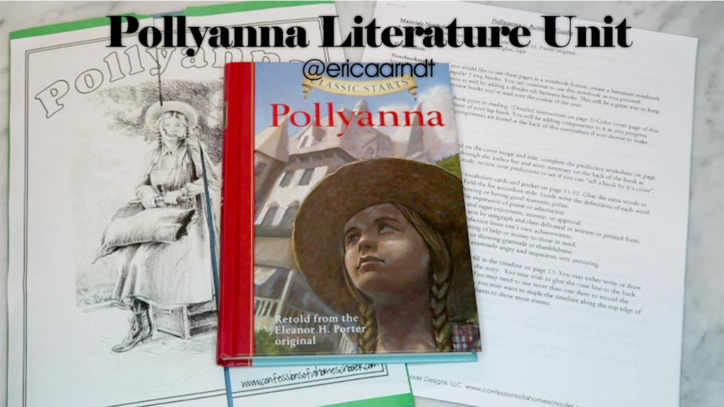 Pollyanna Literature Unit Study