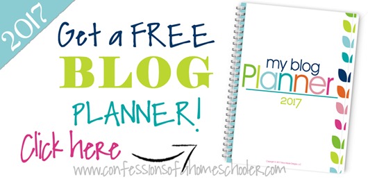 2017 Free Blog Planner