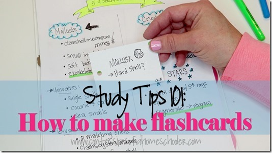 Study Tips #2: How to Create Useful Study Tools (a.k.a. Flashcards!)