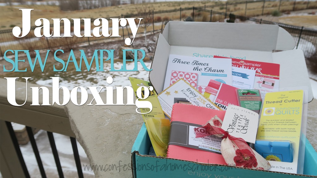 January Sew Sampler Unboxing