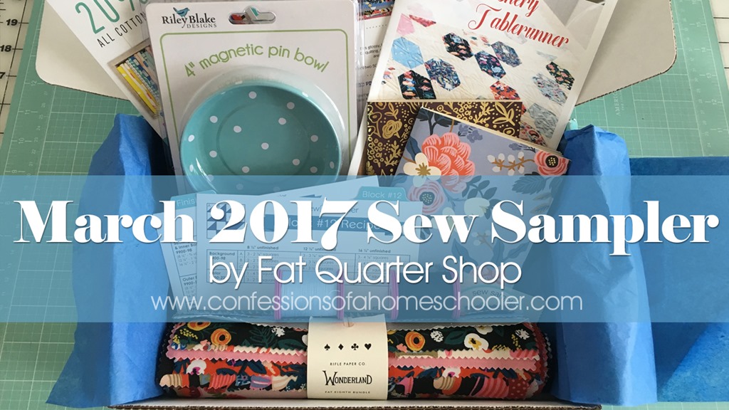 March 2017 Sew Sampler Unboxing & Giveaway!