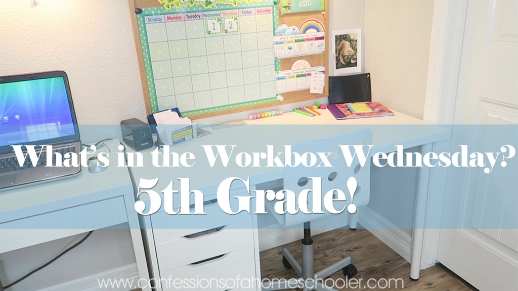 What’s in the Workbox: 5th Grade 2017