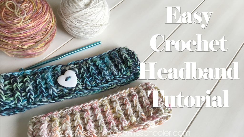 Super Easy Crochet Headband Tutorial