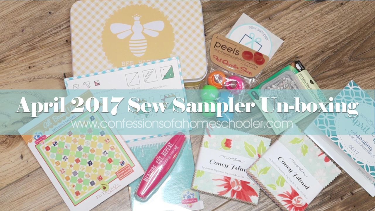 April 2017 Sew Sampler Un-boxing!