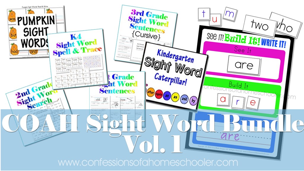 Sight Word Activity Bundle!