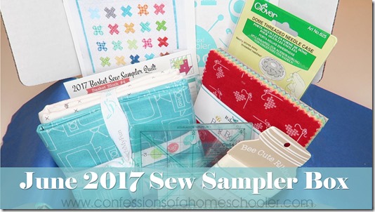 June 2017 Sew Sampler Un-boxing