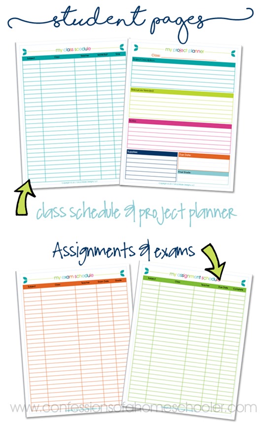 Homeschool Student Planner 2022