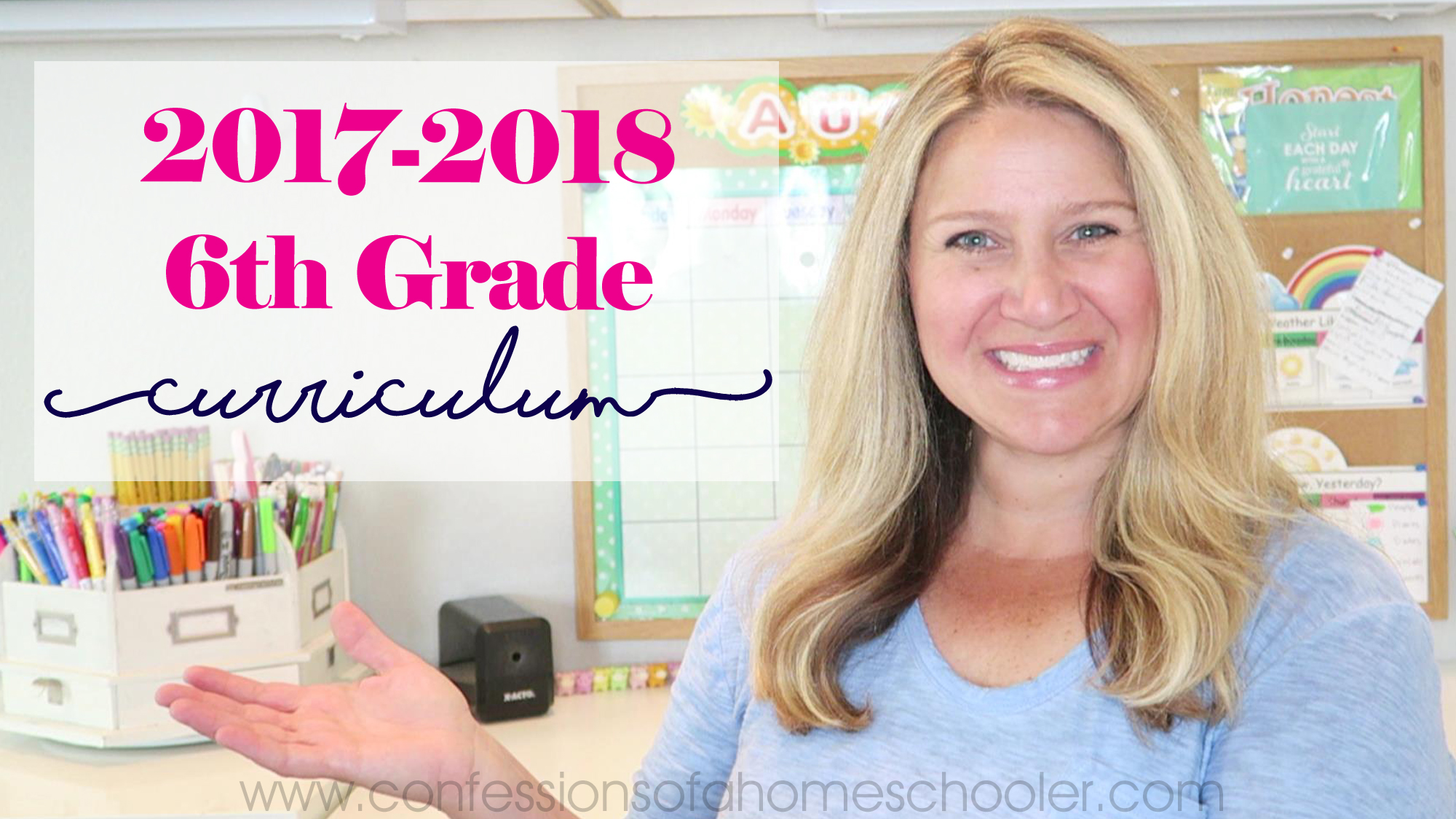 2017-2018 6th Grade Homeschool Curriculum Picks