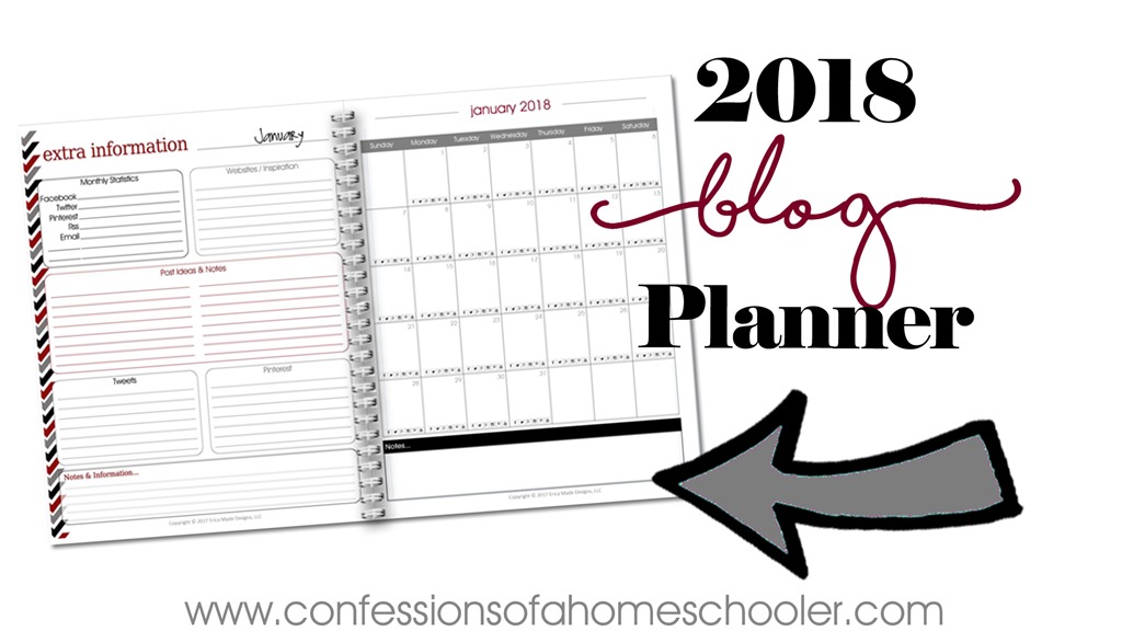 2018 Blog Planner Arrows