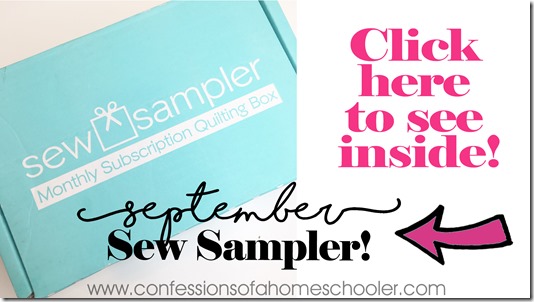 September Sew Sampler Un-Boxing!