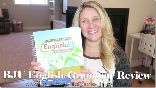 BJU English Homeschool Curriculum Review