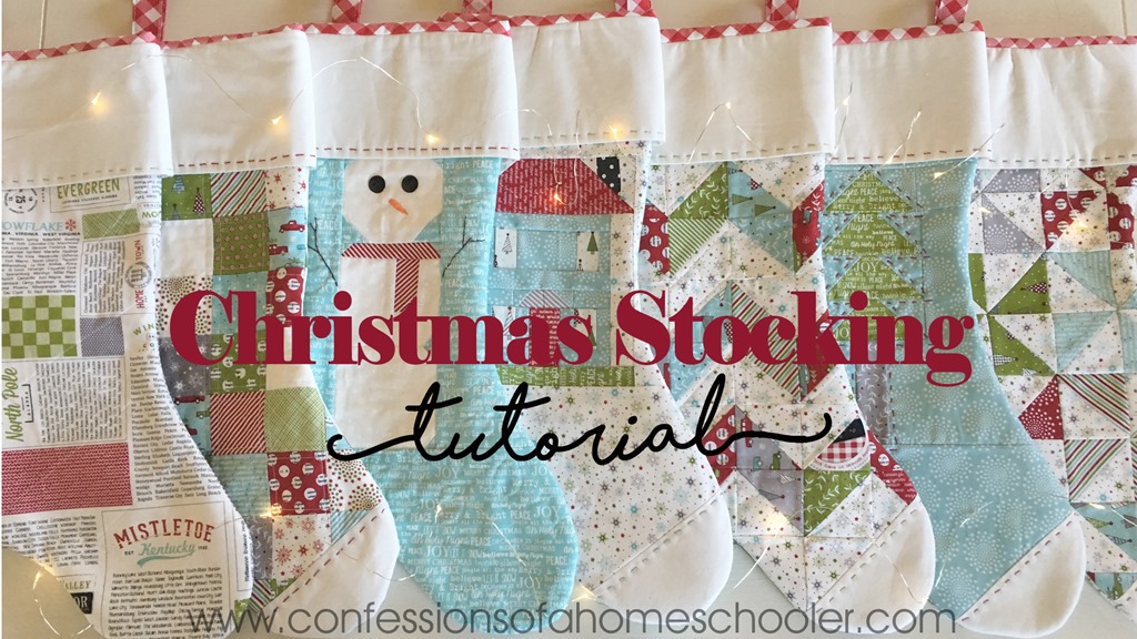 Christmas Cheer Stocking Tutorial