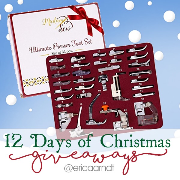 MadamSew 32 pc. Presser Foot Set Christmas Giveaway - Confessions of a  Homeschooler