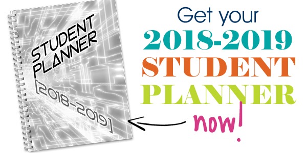 2018-2019 Student Planner (B/W)