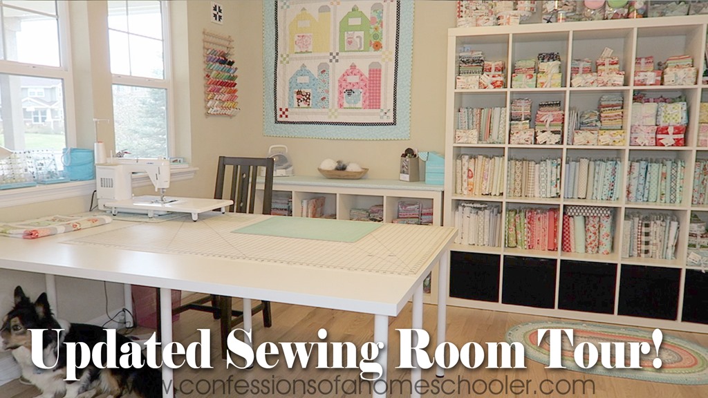 Updated Sewing Room Tour–New Floors!