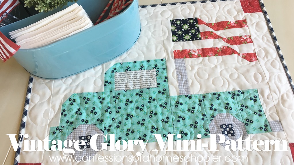 Vintage Glory Mini-Quilt Pattern