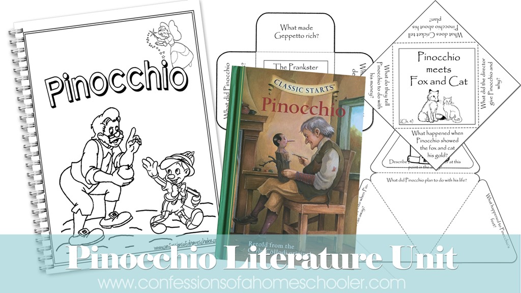 Pinocchio Literature Unit Study