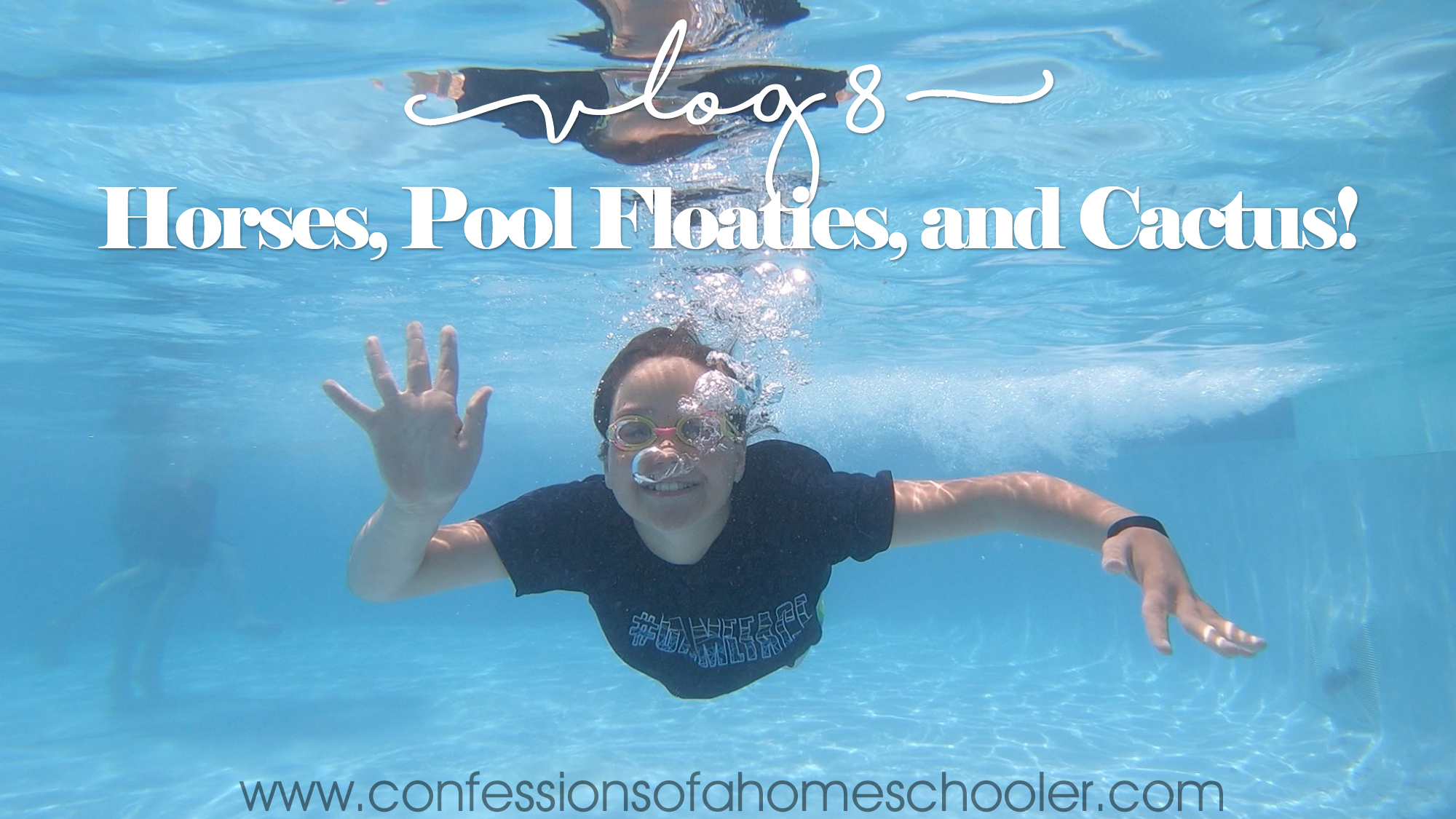 Horses, Pool Floaties, and Cactus!–Vlog 8