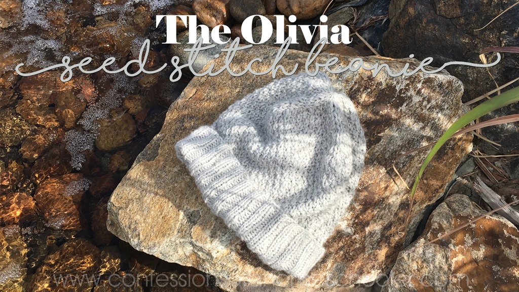 The Olivia: Seed Stitch Beanie Tutorial