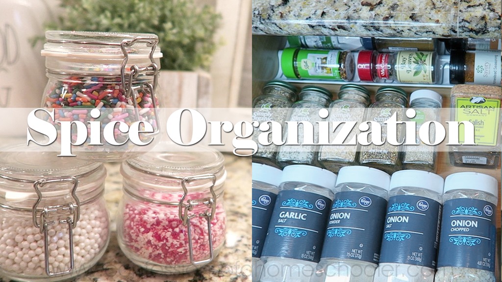 Spice Cabinet Makeover | Organization!