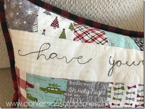 ChristmasPatchworkPillow3 ChristmasPatchworkPillow3