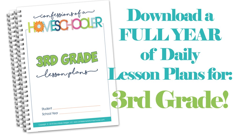 3rd Grade Homeschool Lesson Plans