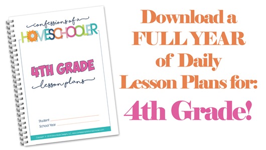 4th Grade Homeschool Lesson Plans