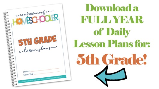 5th Grade Homeschool Lesson Plans