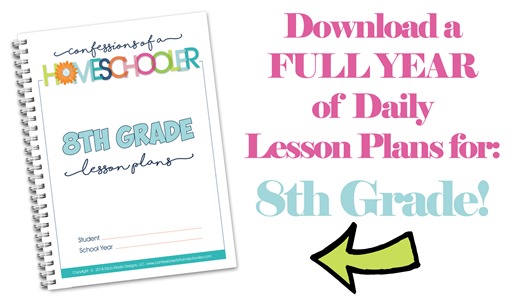 8th Grade Homeschool Lesson Plans