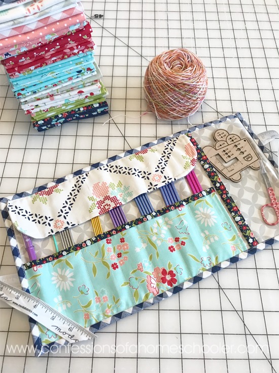 Knitting/Crochet Needle Case Tutorial - Confessions of a Homeschooler