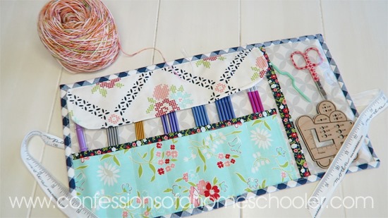 Knitting/Crochet Needle Case Tutorial - Confessions of a Homeschooler