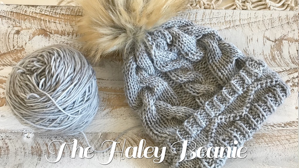 The Haley Cable Knit Beanie Pattern