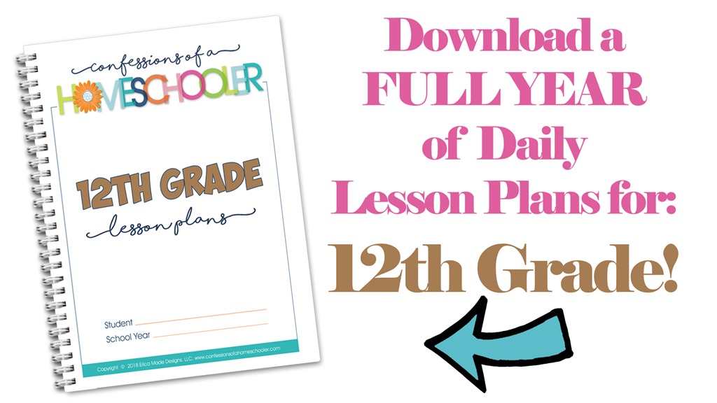 Twelfth Grade Homeschool Lesson Plans