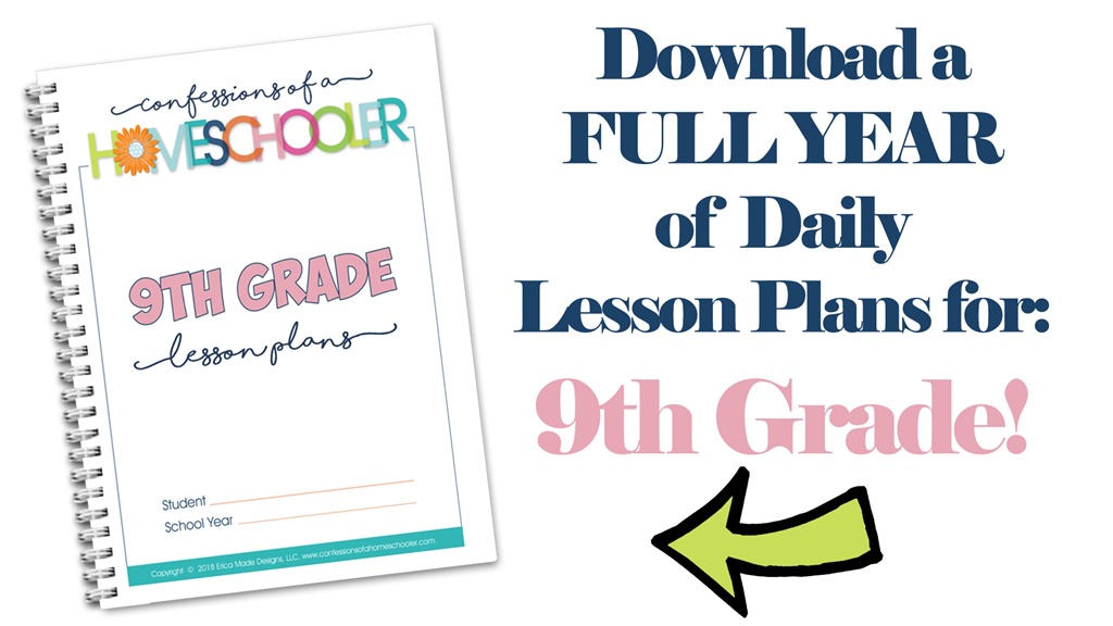 9th Grade Homeschool Lesson Plans