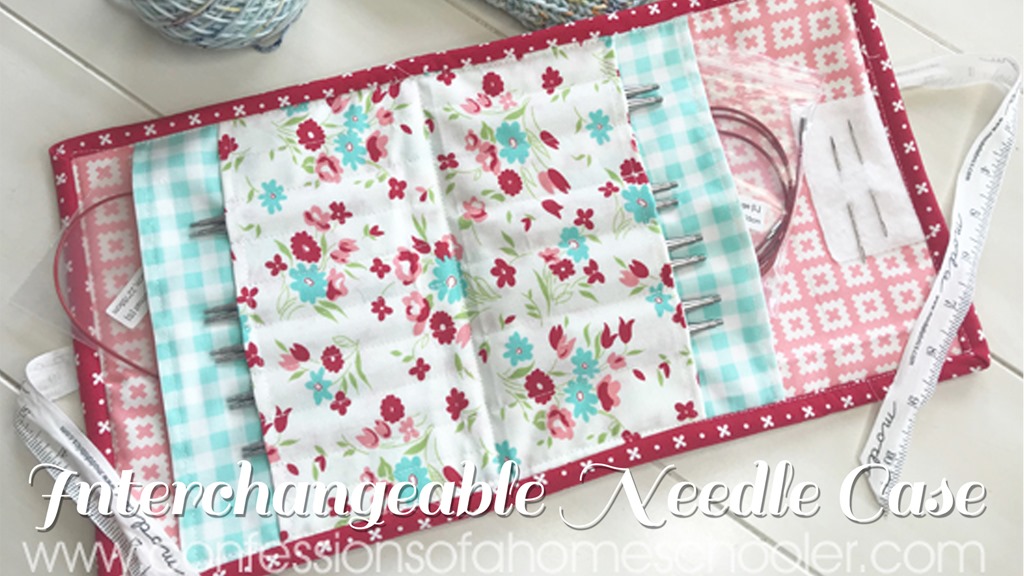 Interchangeable Knitting Needle Case // Tutorial