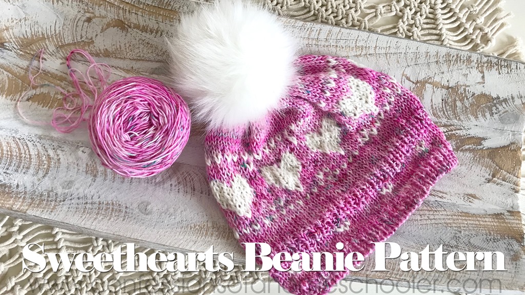 Sweethearts Knit Beanie Pattern