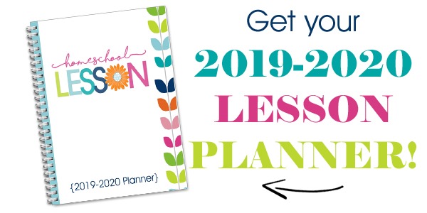 2019-2020 Homeschool Lesson Planner