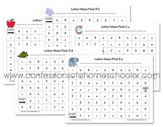 a_z_lettermazes