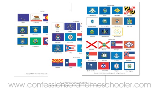 state_lapbook_flags state_lapbook_flags