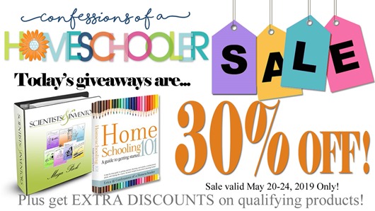 Day 1: Homeschool Curriculum Sale & GIVEAWAYS!!