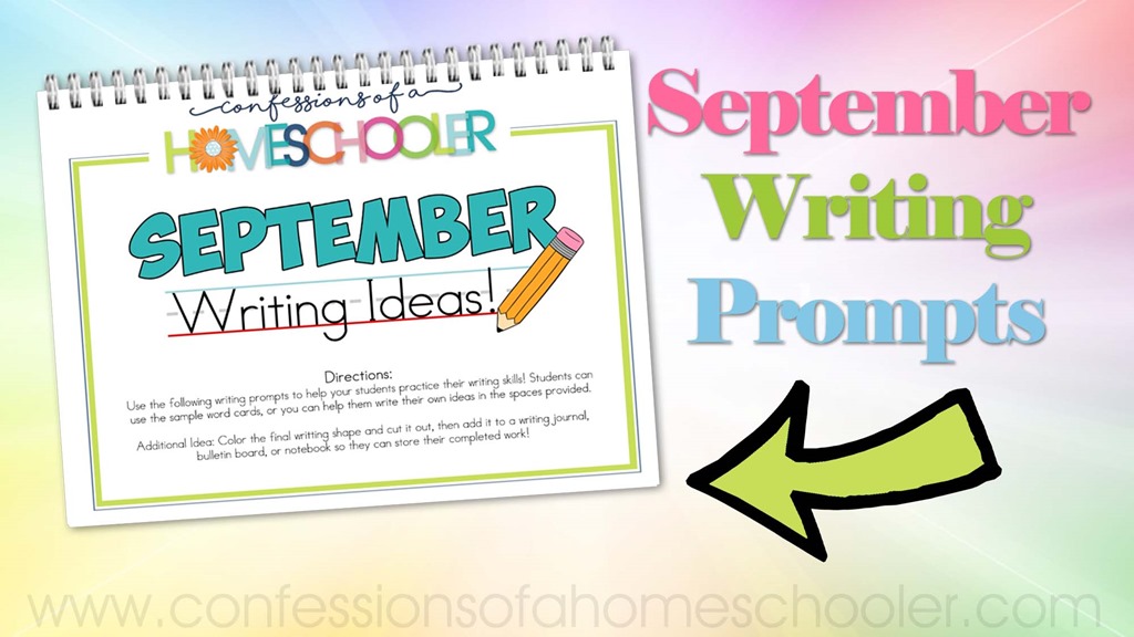 September Themed Writing Prompts - Confessions of a Homeschooler