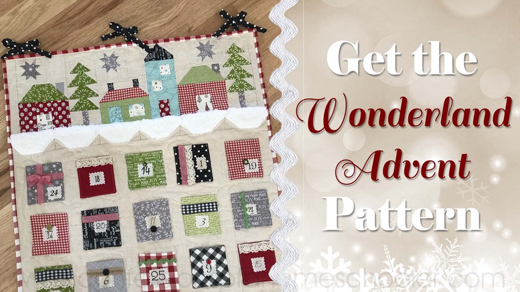 Wonderland Advent Calendar Pattern