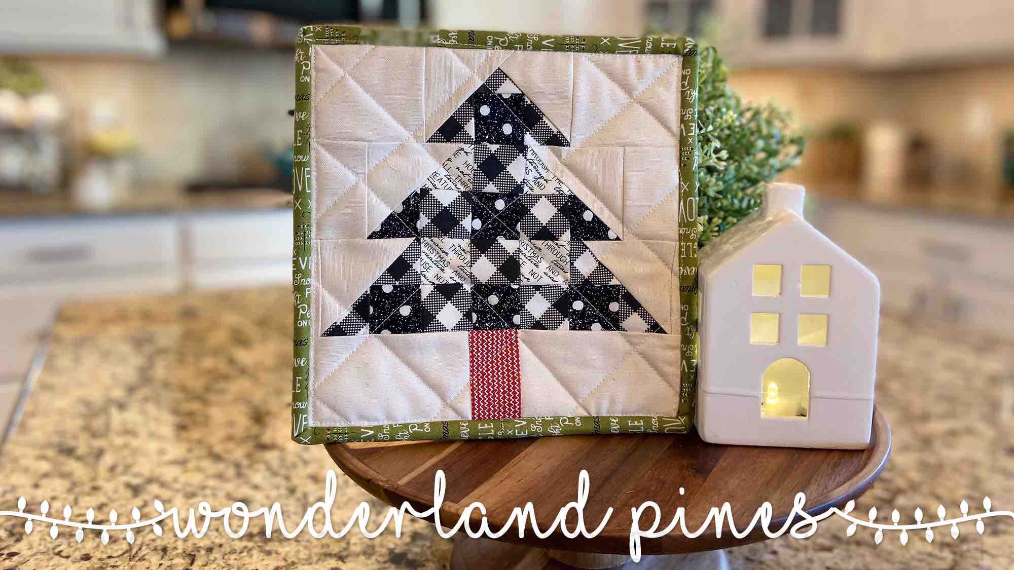 Wonderland Pines Pot Holder Pattern