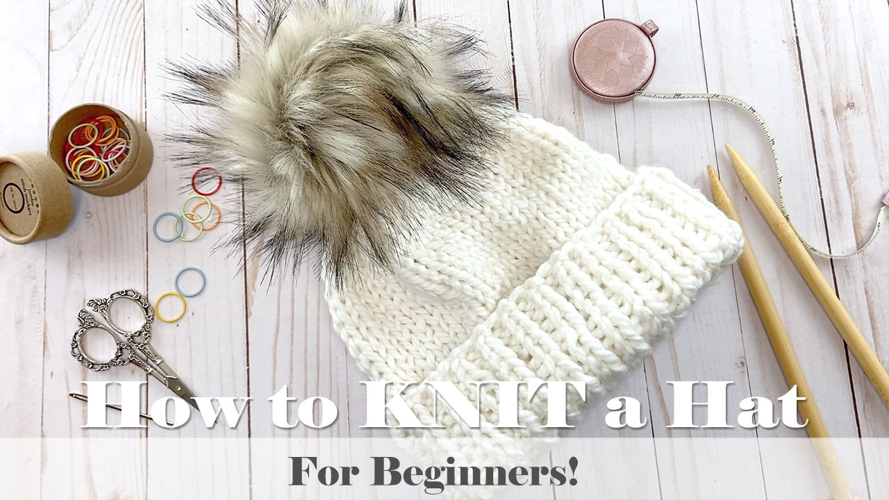 How to Knit a Hat for Beginners // TUTORIAL