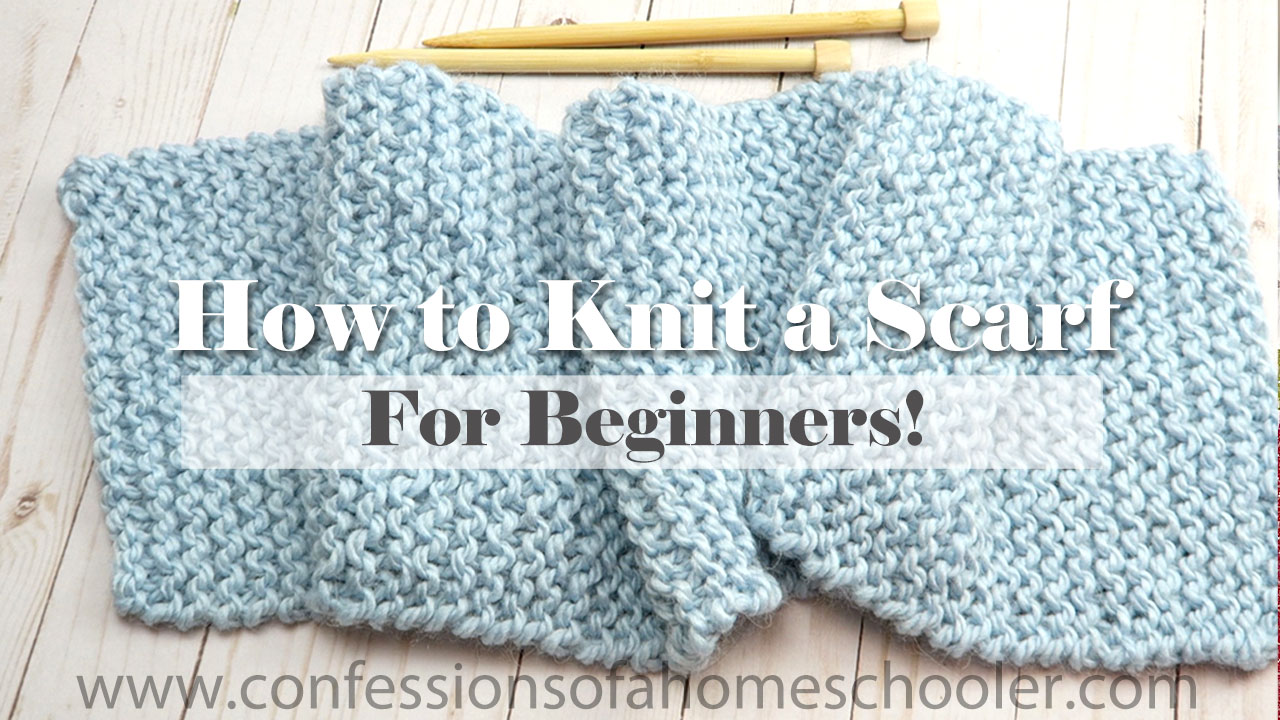 How to Knit a Scarf for Beginners // Tutorial