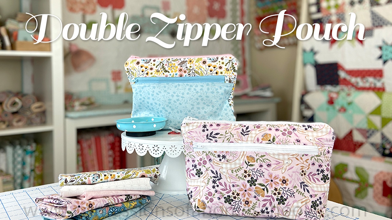 Erica’s Double Zipper Pouch / Sewing Tutorial